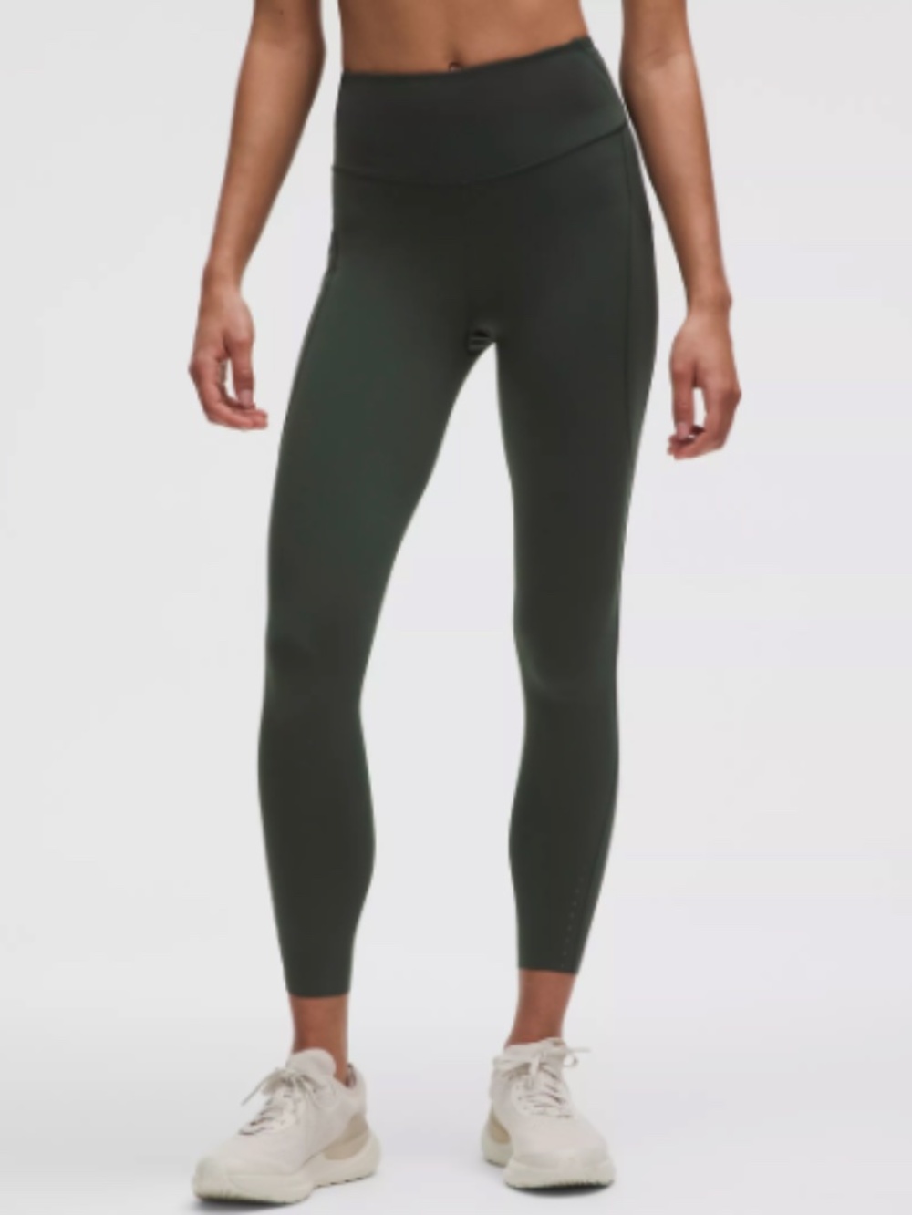 Lululemon fast and free leggings in rainforest green